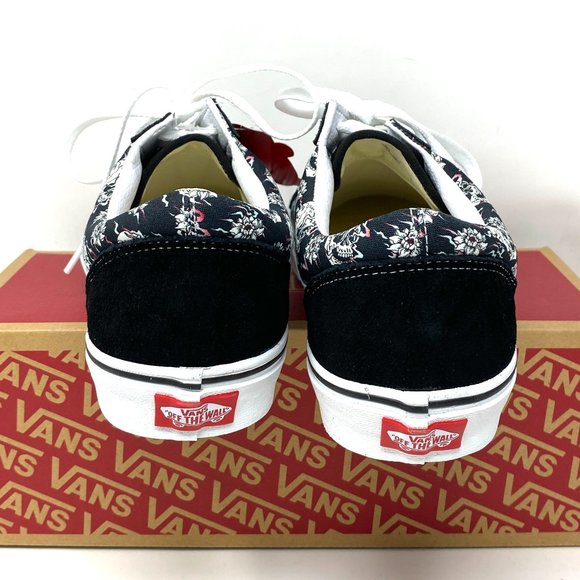 VANS Old Skool Flash Skulls Multi Black Casual Sneakers Women Size VN0A38G118C - Picture 6 of 10